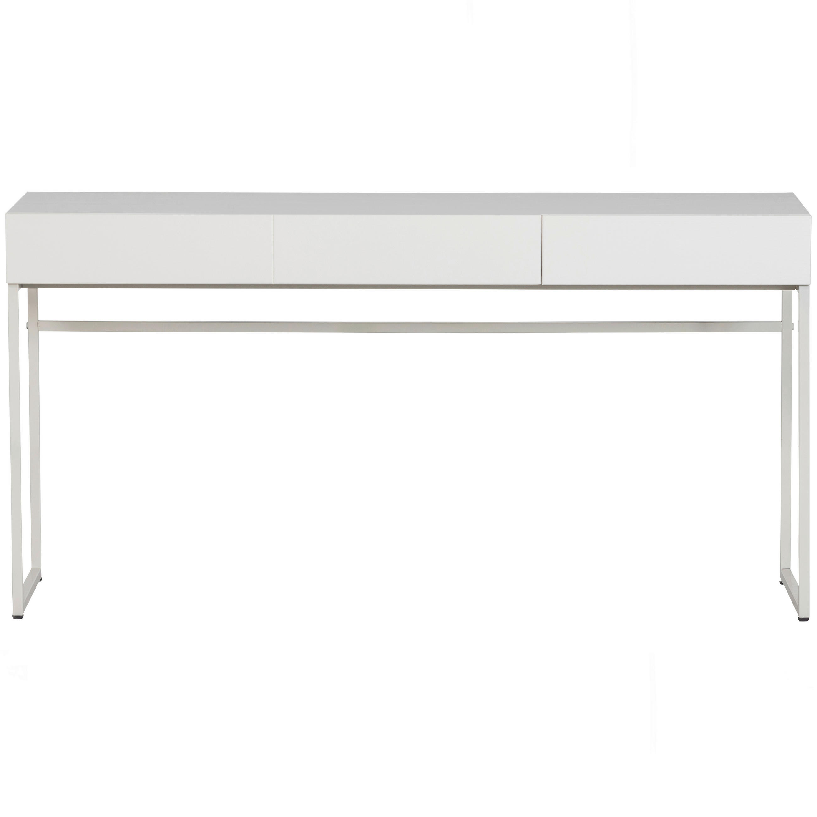 SCHREIBTISCH 150/49/78 cm  in Grau  - Hellgrau/Grau, Design, Holz/Metall (150/49/78cm) - Livetastic