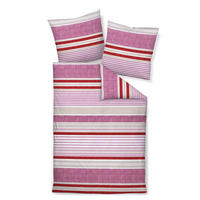 BETTWÄSCHE Biber 155/200 cm  - Beere, Design, Textil (155/200cm) - Janine