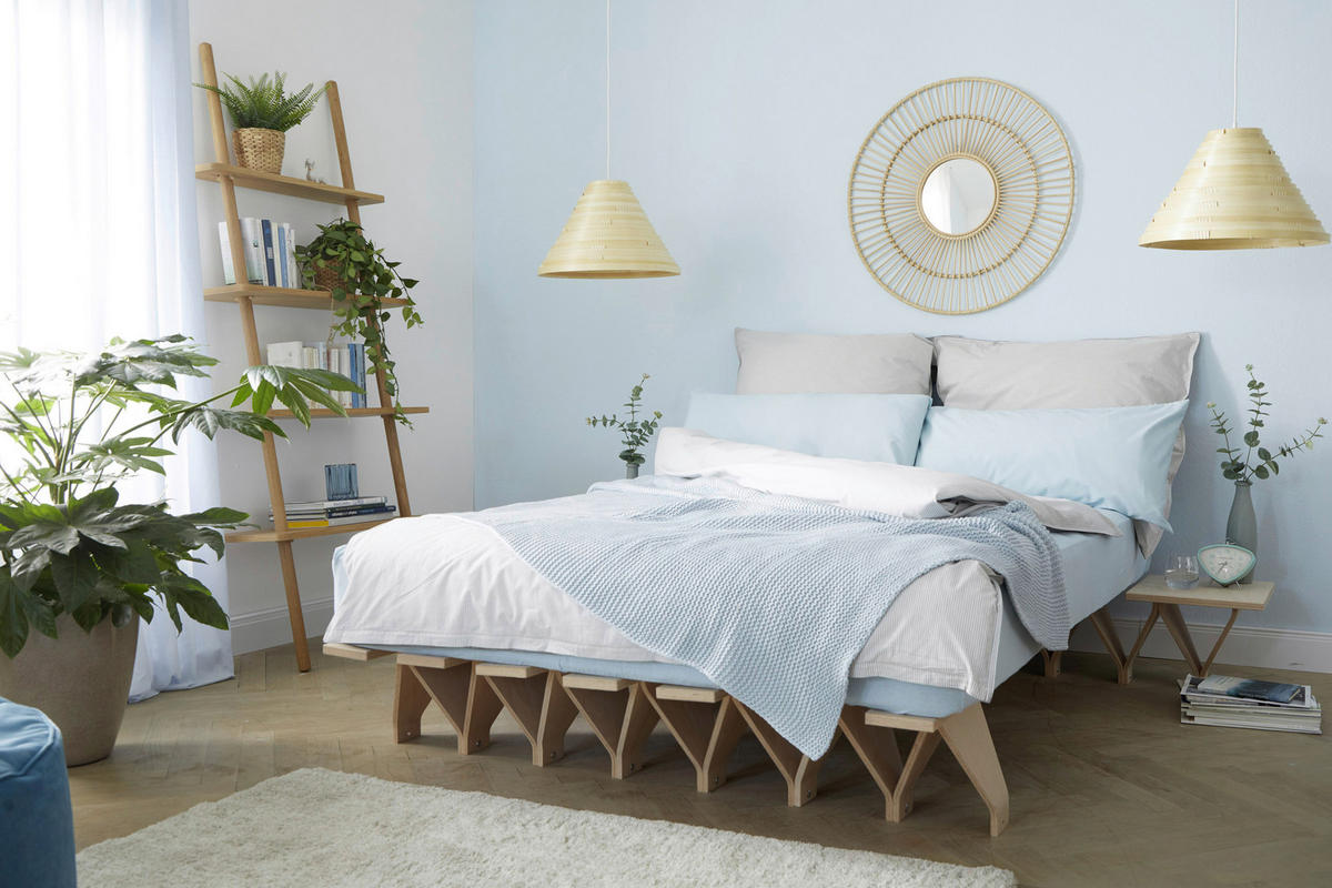 FUTONBETT 150/195 cm,  in Buchefarben  - Buchefarben, Design, Holz (150/195cm) - Tojo