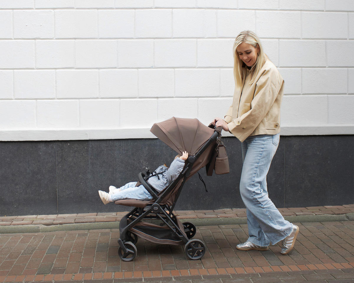 BUGGY inkl. Wickelunterlage Re-Act  - Braun, Basics, Metall (79.5/51.5/108cm) - Koelstra