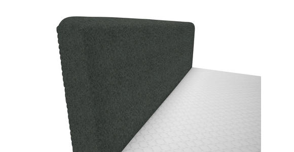BOXBETT 140/200 cm in Grau - Schwarz/Grau, Design, Holz/Holzwerkstoff (140/200cm) - Xora