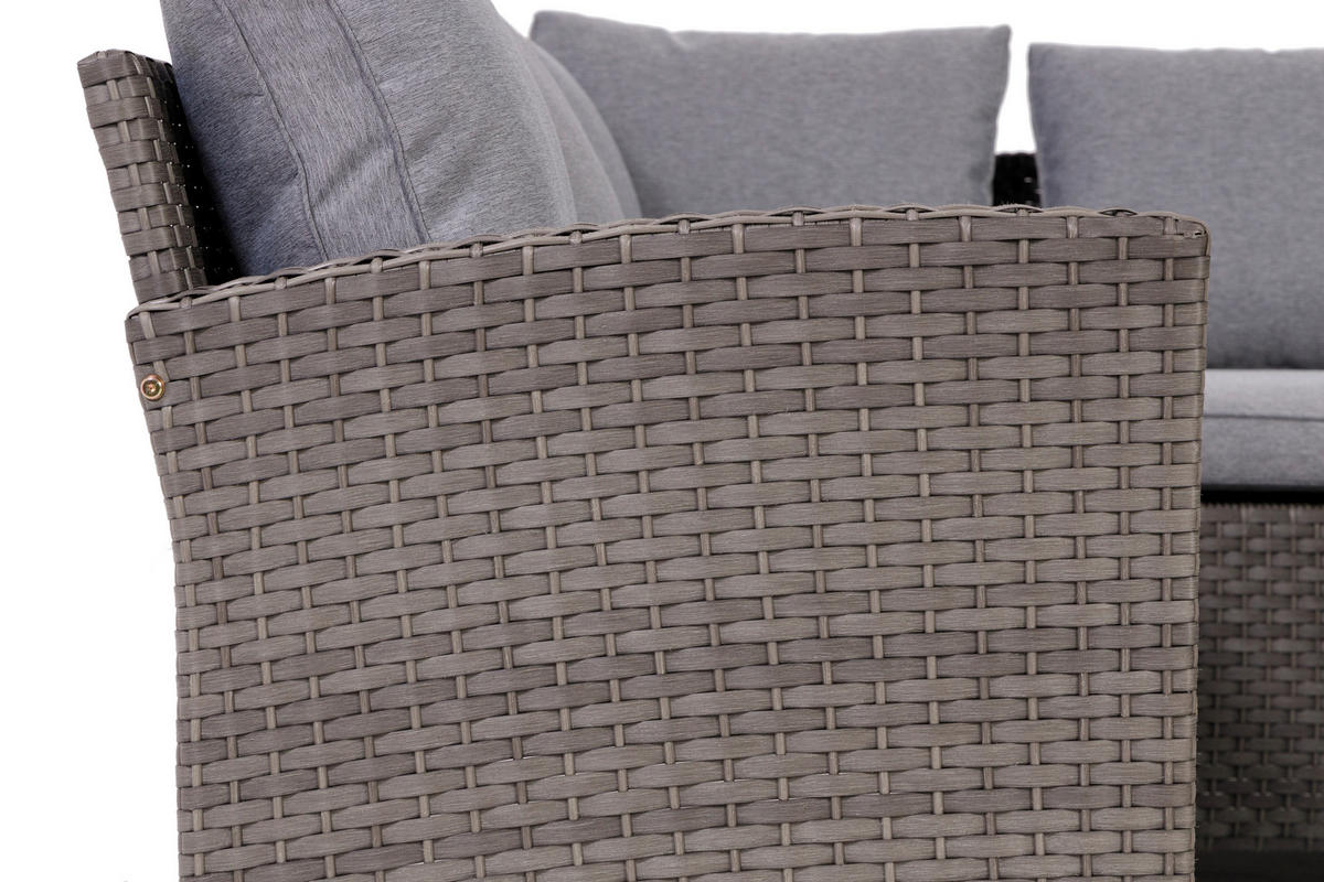 LOUNGEGARNITUR 3-teilig  178/234 cm   - Grau, Modern, Kunststoff/Textil (178/234cm) - Ondega