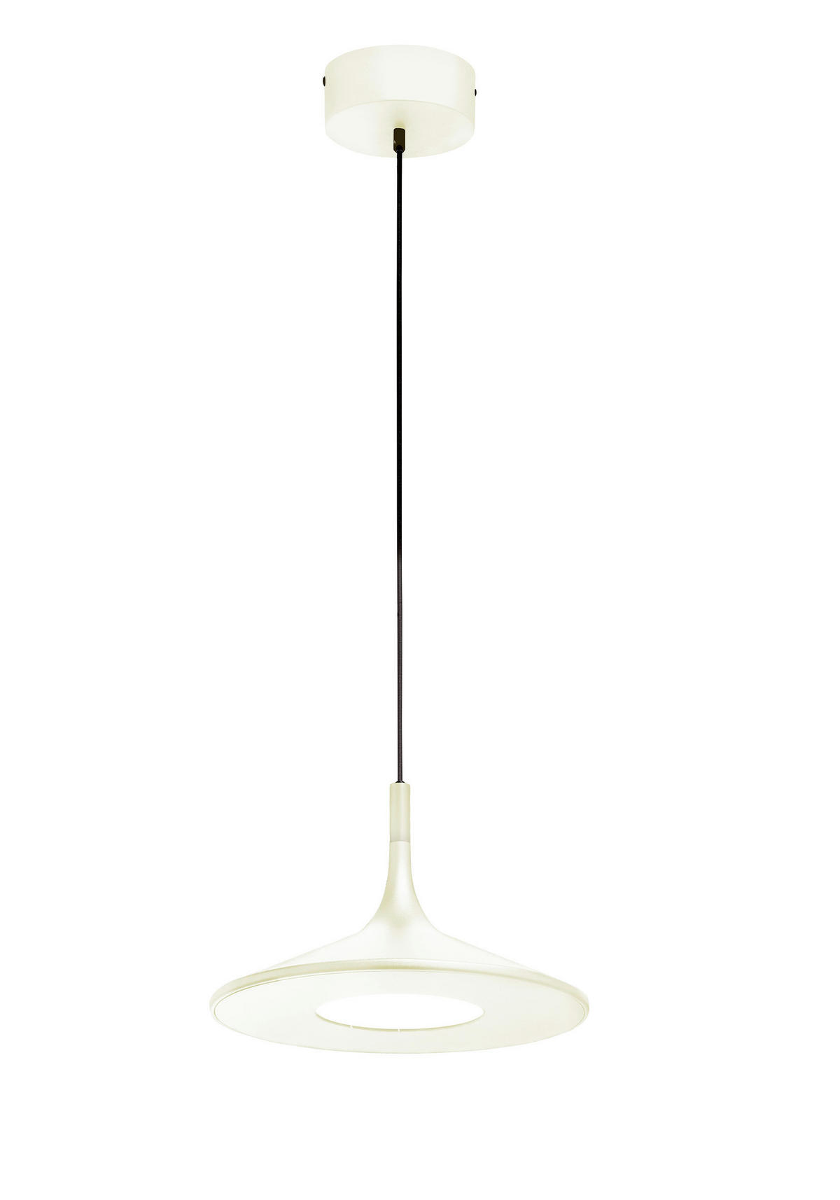 LED-HÄNGELEUCHTE 45/250 cm  - Weiß, Basics, Kunststoff (45/250cm) - Schöner Wohnen