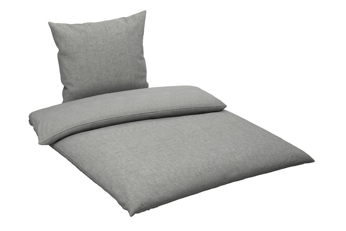WENDEBETTWÄSCHE Flanell 155/220 cm  - Textil (155/220cm) - Novel