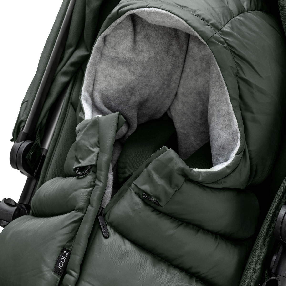 FUßSACK Thermo Fußsack  - Dunkelgrün, Basics, Textil (100/43/10cm) - Joolz