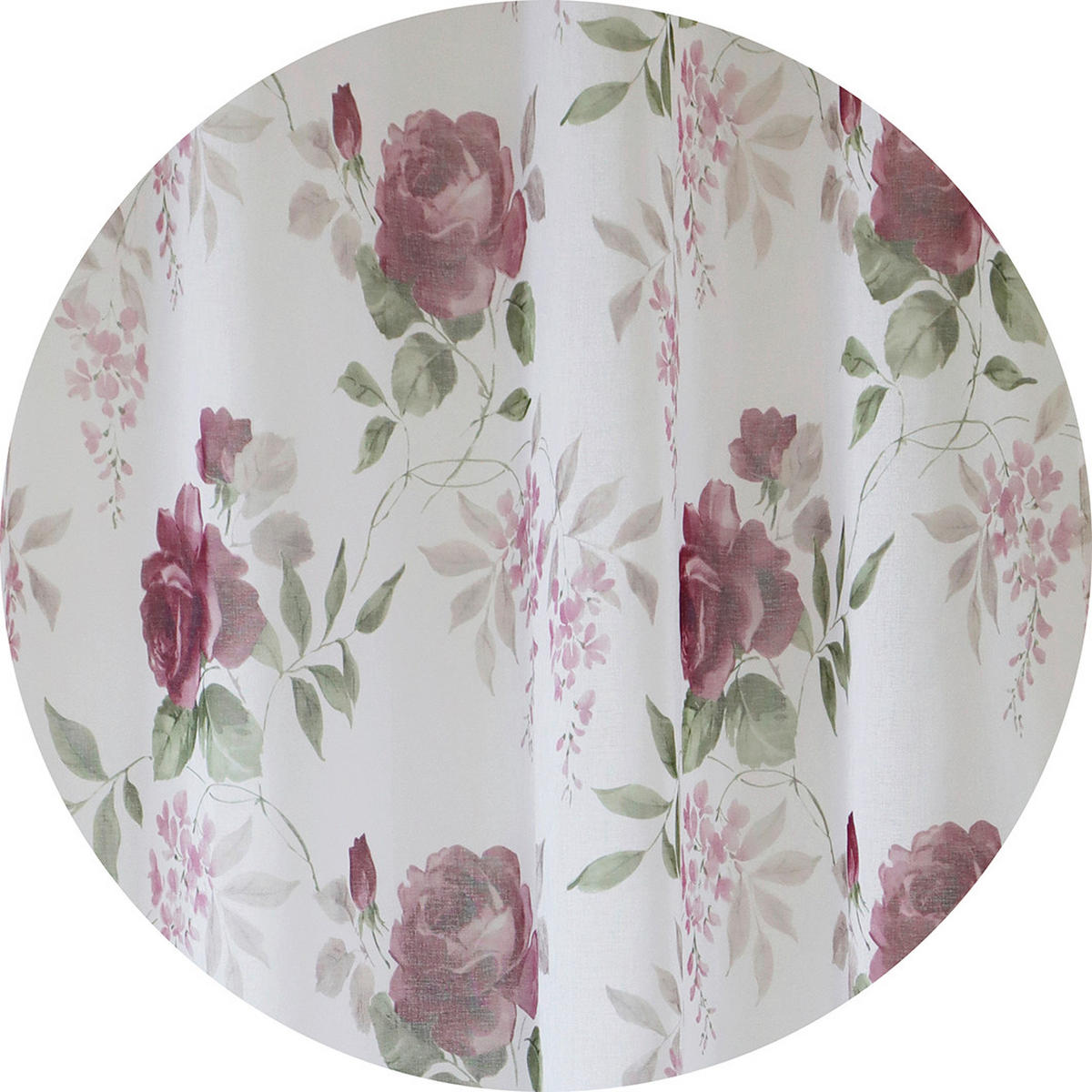 ÖSENSCHAL DIGITAL BEDRUCKT halbtransparent 140/245 cm   - Hellrosa/Naturfarben, Natur, Textil (140/245cm)
