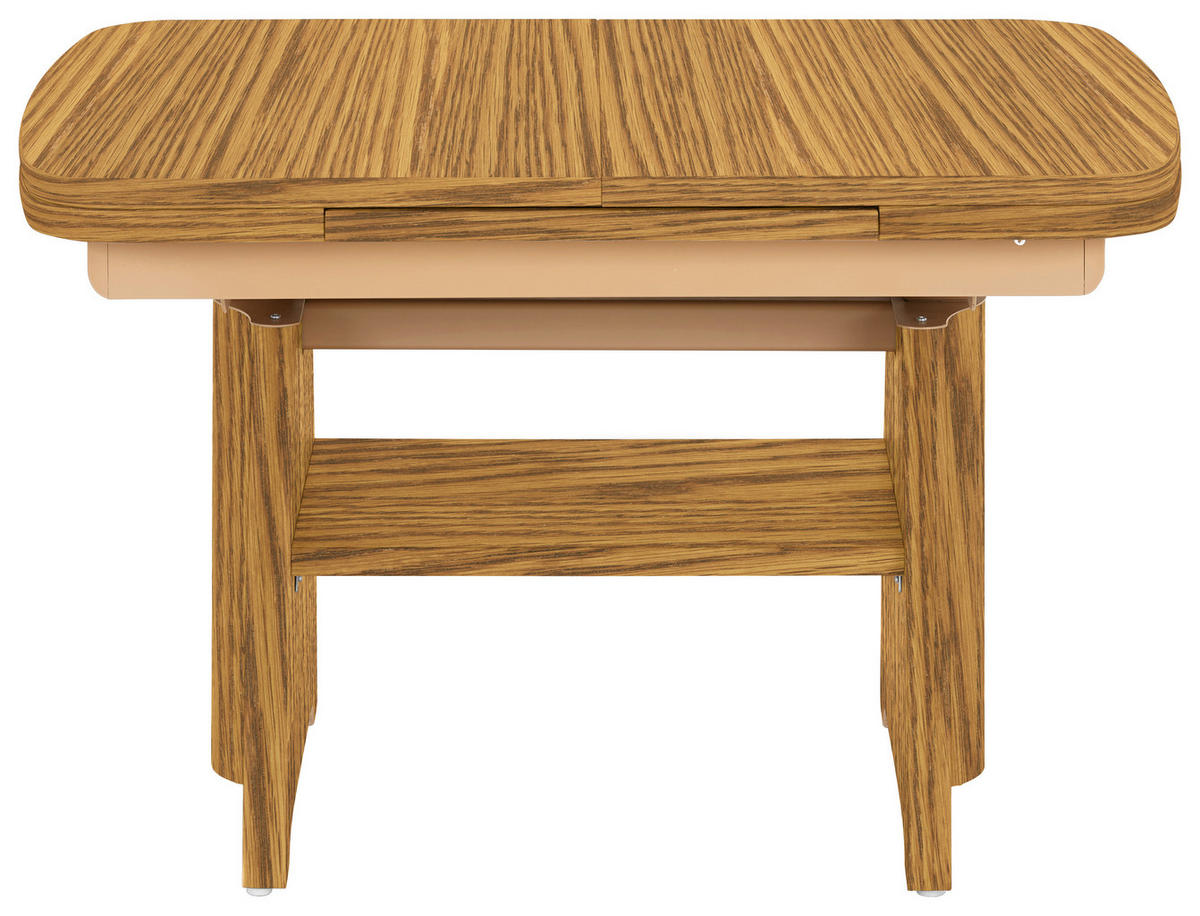 COUCHTISCH in Holz 90-130,5/65/56-75 cm  - Eichefarben, Konventionell, Holz (90-130,5/65/56-75cm) - Venda