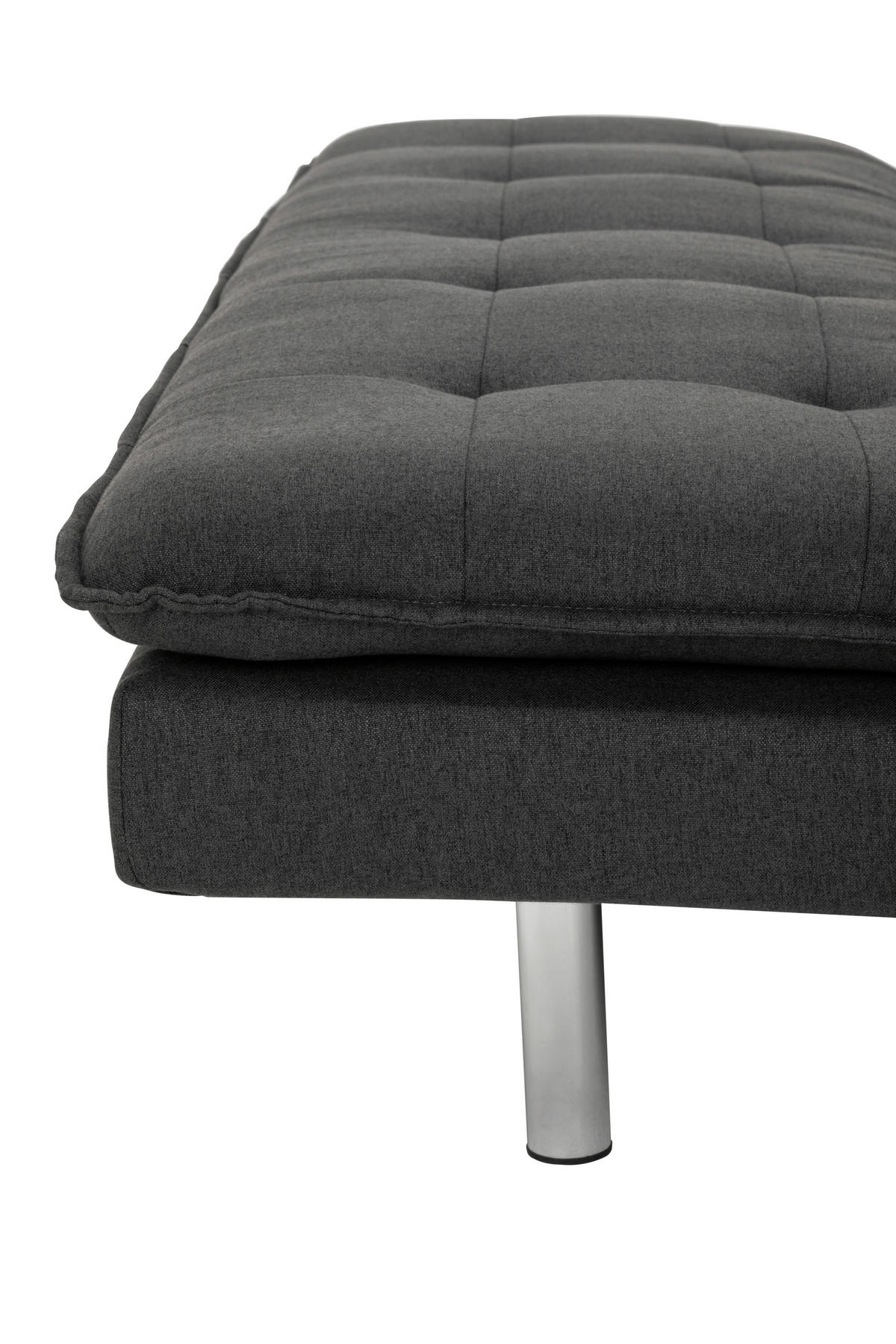 TROSJED NA RAZVLAČENJE tekstil  tamno siva    - srebrne boje/tamno siva, Basics, tekstil/metal (194/87/102cm) - MID.YOU