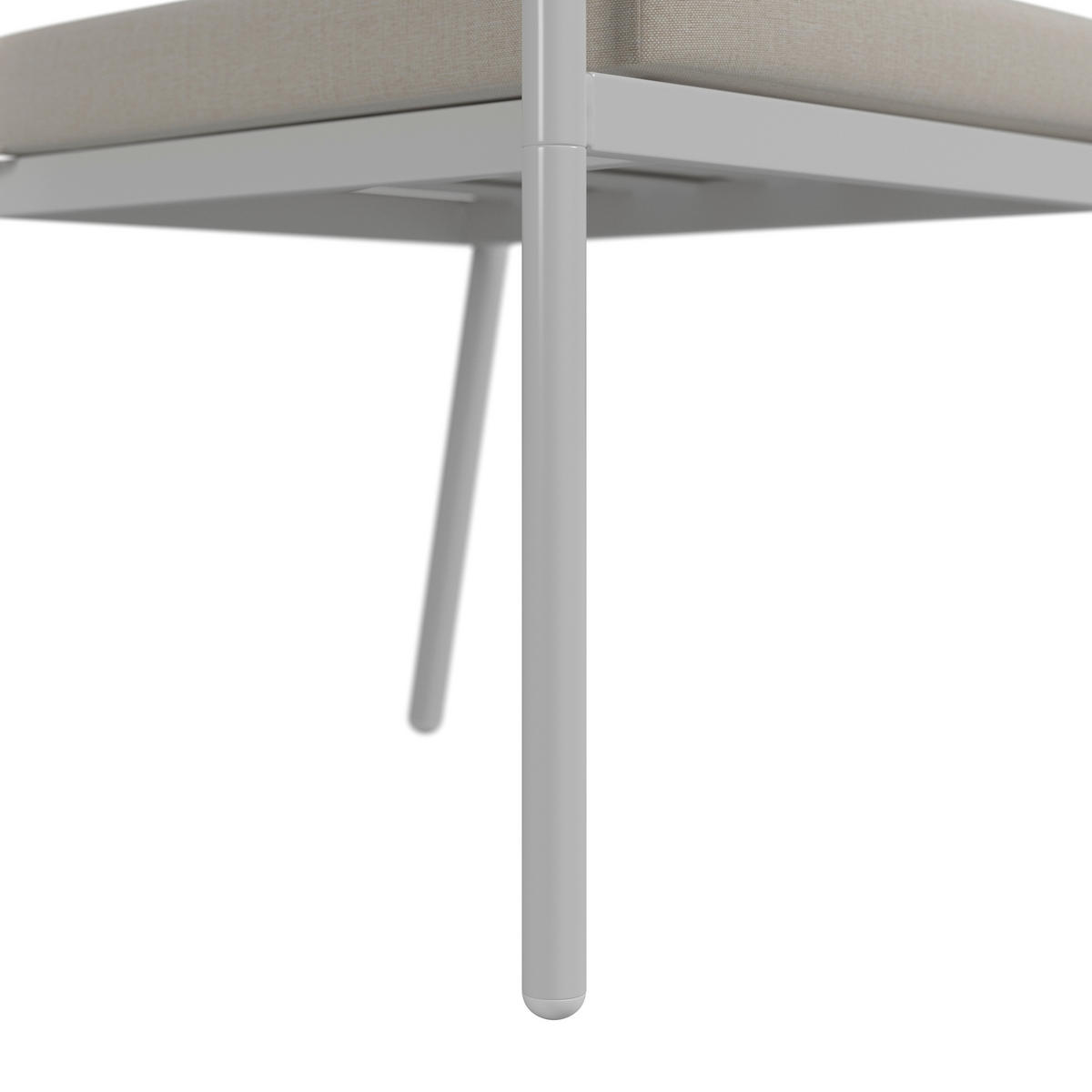 GARTENSET  4-teilig  - Klar/Weiss, Modern, Glas/Kunststoff - Ambia Garden