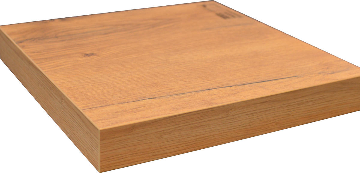 ARBEITSPLATTE  - Eichefarben, Basics, Holzwerkstoff (80/60/4cm) - Impuls