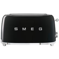TOASTER  - Schwarz Hochglanz, Basics, Metall (39.4/21.5/39.4cm) - SMEG