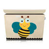 AUFBEWAHRUNGSBOX  - Gelb/Naturfarben, Basics, Kunststoff/Textil (36/36/51cm) - Lifeney