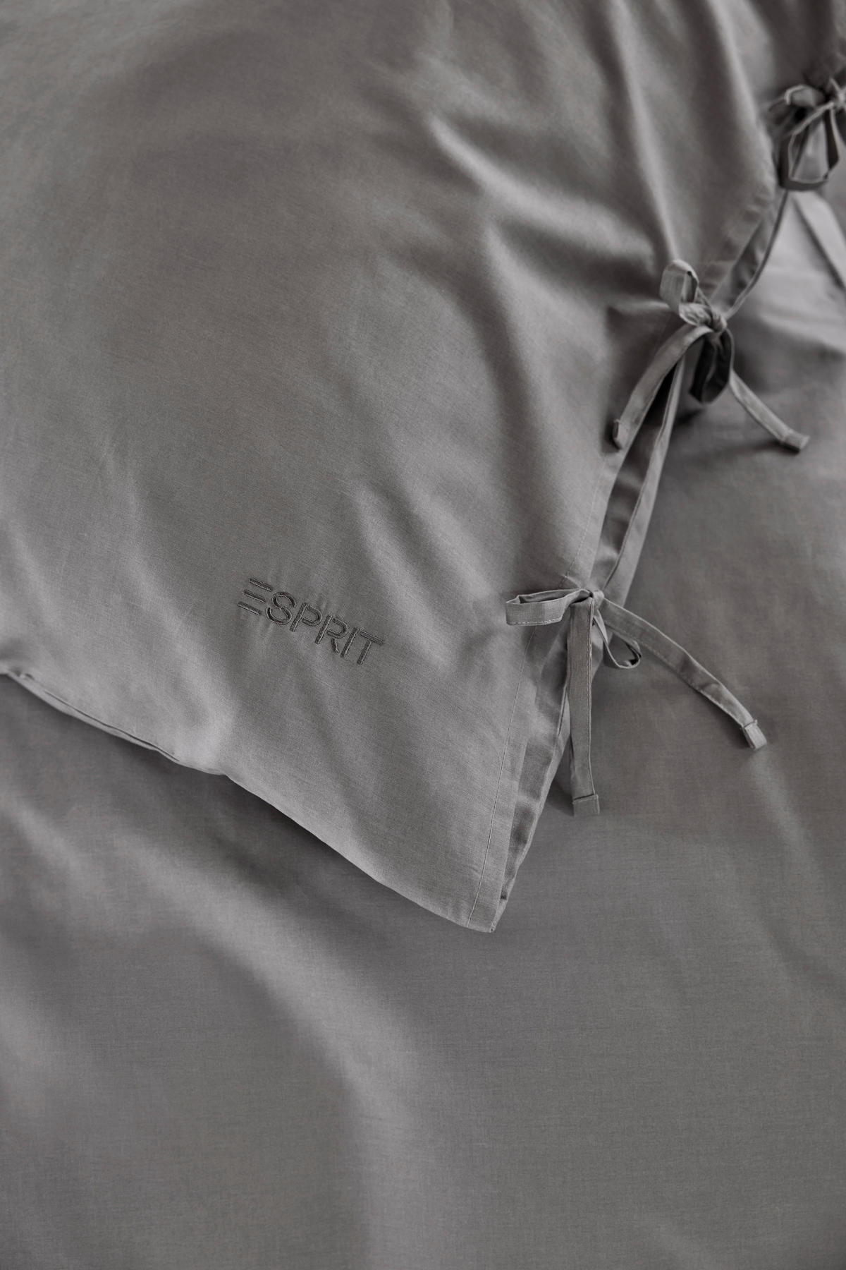 BETTWÄSCHE E-Join Renforcé 155/220 cm  - Grau, Basics, Textil (155/220cm) - Esprit