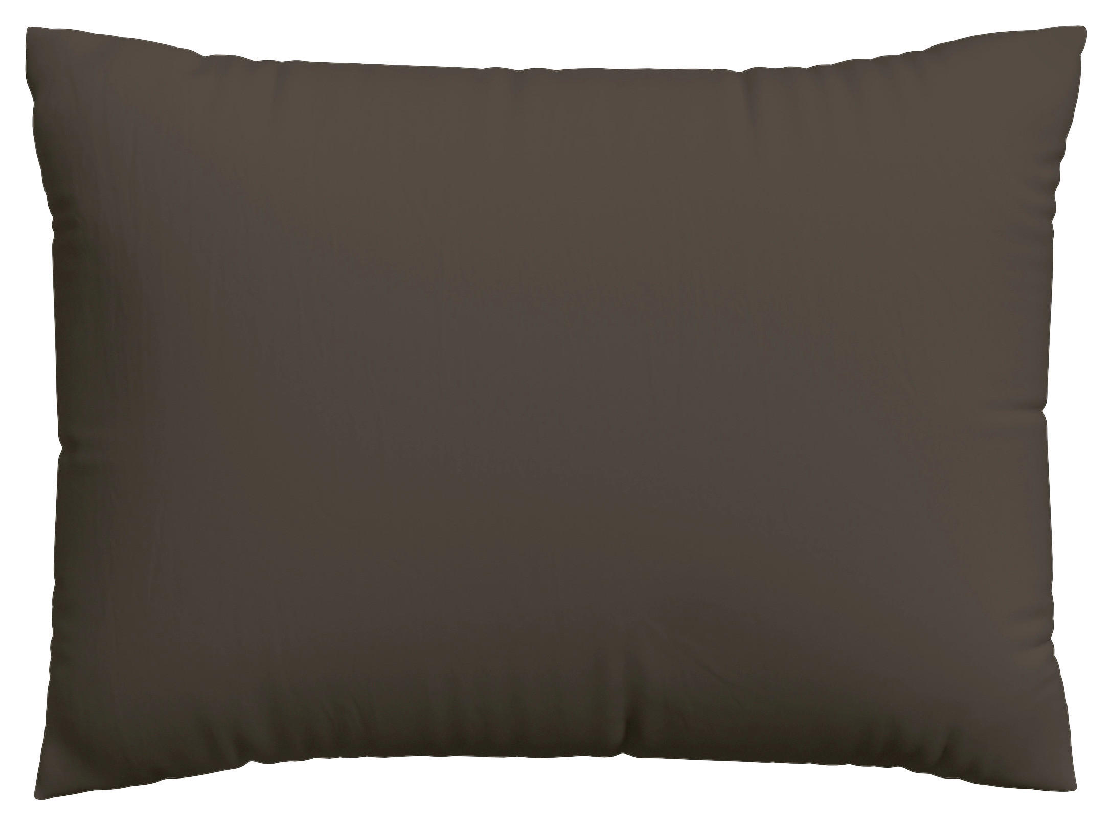 KISSENHÜLLE EASY JERSEY 40/60 cm  - Dunkelbraun, Basics, Textil (40/60cm) - Schlafgut