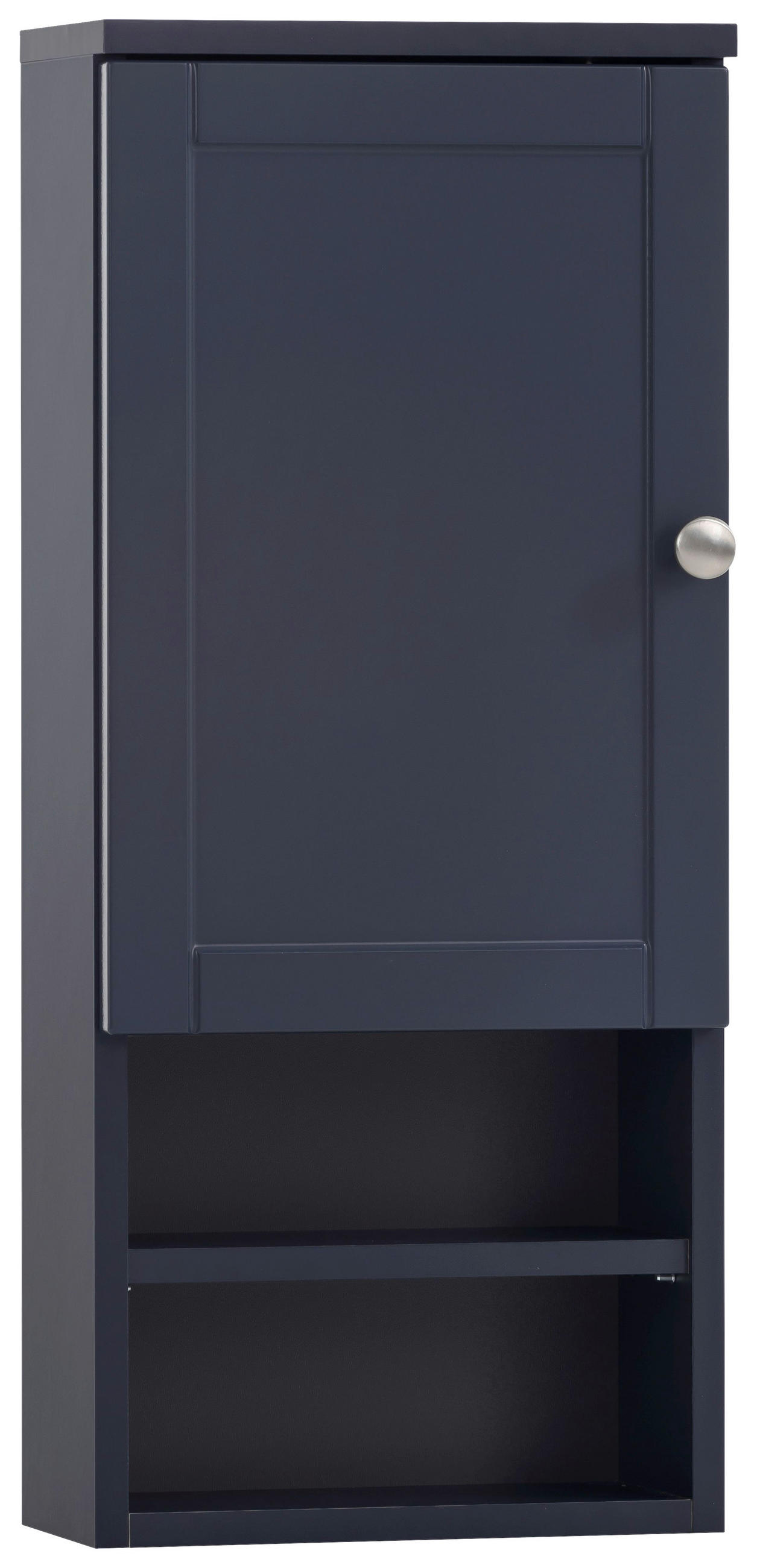 HÄNGESCHRANK 30,3/70/16 cm  - Dunkelblau/Nickelfarben, Basics, Holzwerkstoff/Metall (30,3/70/16cm) - Stylife