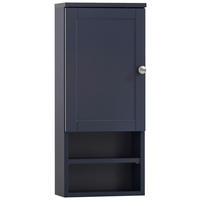 HÄNGESCHRANK 30,3/70/16 cm  - Dunkelblau/Nickelfarben, Basics, Holzwerkstoff/Metall (30,3/70/16cm) - Stylife