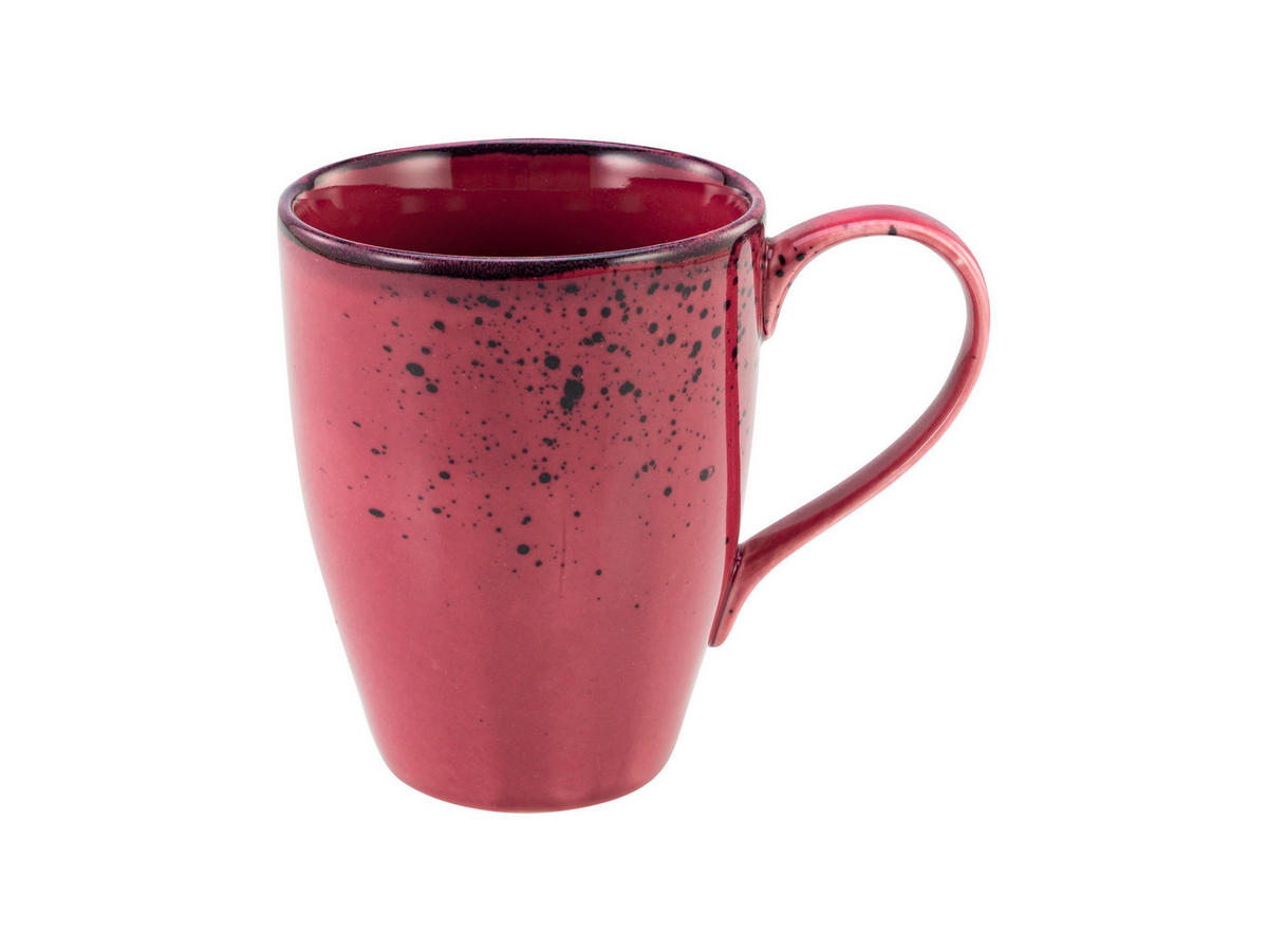 KAFFEEBECHERSET 6-teilig  - Beere, Trend, Keramik (300ml) - Creatable