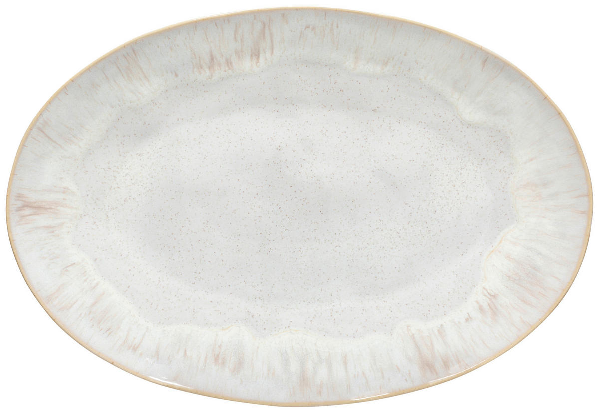 SERVIERPLATTE EIVISSA 45/31 cm  - Creme, Basics, Keramik (45/31cm) - Costa Nova