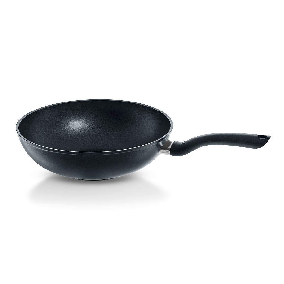 PÁNEV WOK, 28 cm  - černá, Design, kov (28cm) - Fissler