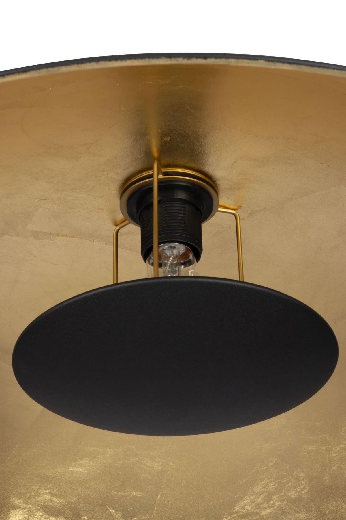 DECKENLEUCHTE Crawley 60/20 cm   - Goldfarben/Schwarz, Design, Metall (60/20cm) - Marama