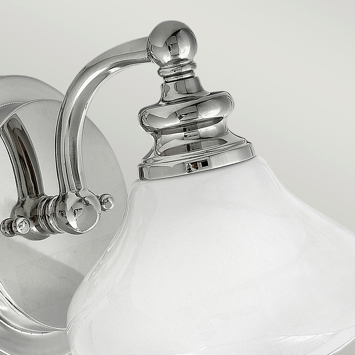 BADEZIMMER-WANDLEUCHTE - Chromfarben, Design, Glas/Metall (16/19.1/20.6cm) - Elstead Lighting