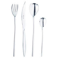 BESTECKSET TULIPANI 16-teilig Stahl  - Edelstahlfarben, Basics, Metall (25,5/7/5,3cm) - Pintinox