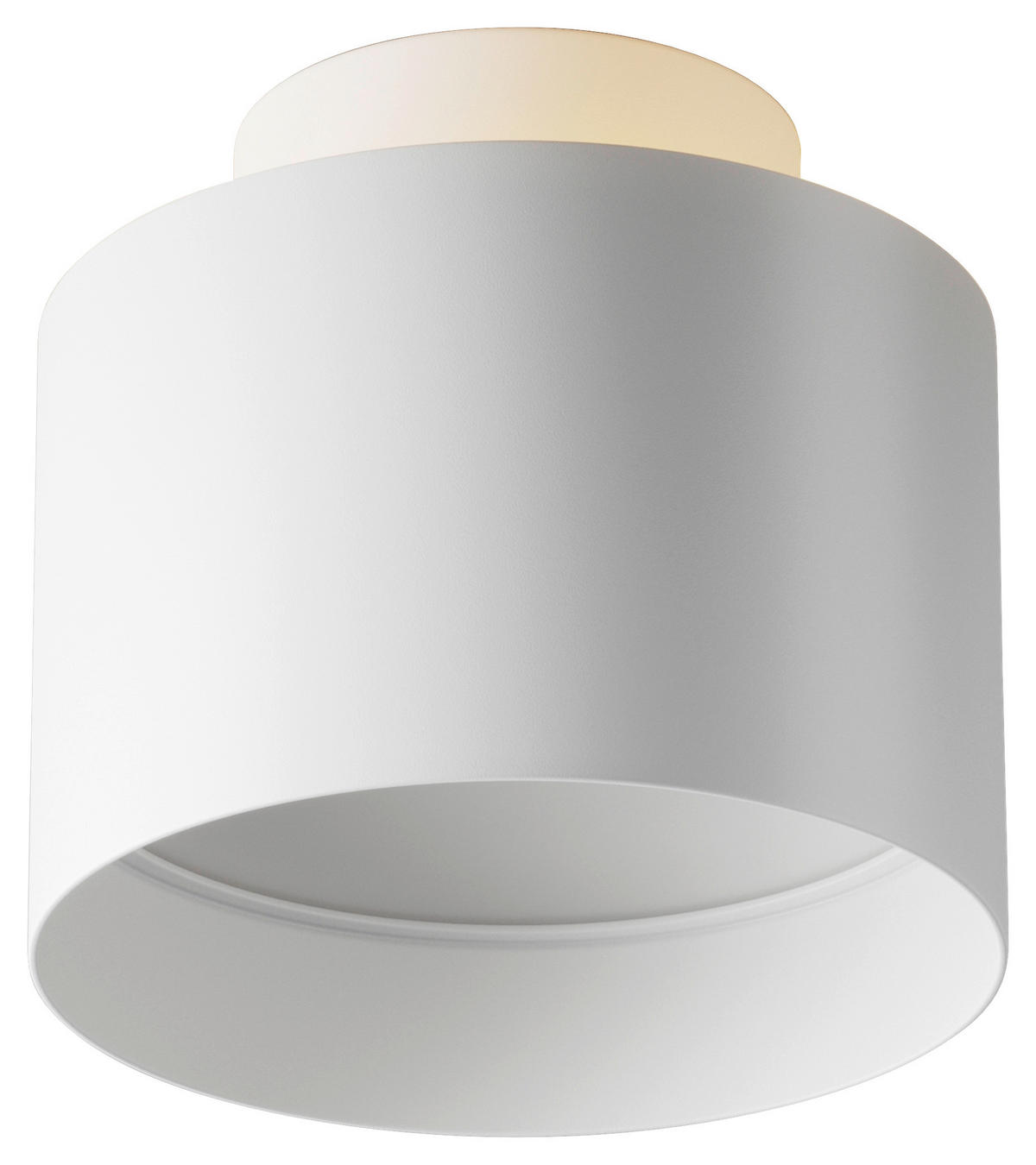 STROPNÍ SVÍTIDLO, 10/9,2 cm  - bílá, Basics, kov (10/9,2cm)
