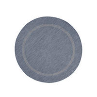 RAVNO TKANA PREPROGA  Relax      200/200 cm   tkano  modra  - modra, Basics, tekstil (200/200cm) - Novel