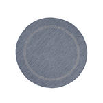 FLACHWEBETEPPICH 200/200 cm Relax Blau  - Blau, Basics, Textil (200/200cm) - Novel