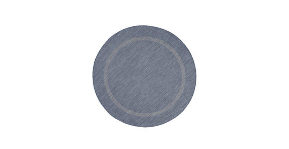 FLACHWEBETEPPICH 200/200 cm Relax Blau - Blau, Basics, Textil (200/200cm) - Novel