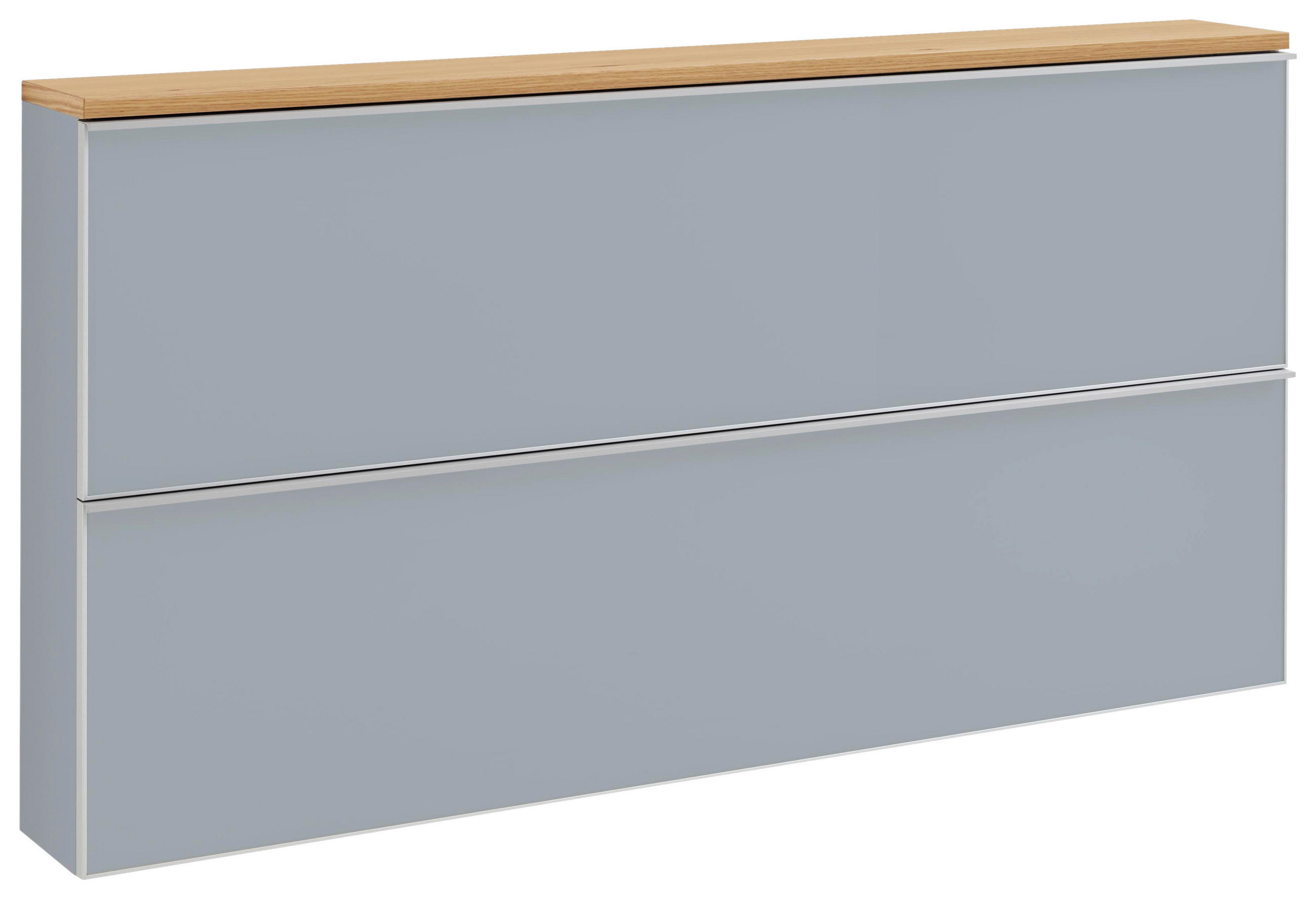 XXXLutz Schuhkipper Grau, Eiche 160x83x21 cm