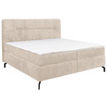 BOXSPRINGBETT 160/200 cm  in Champagner  - Champagner/Schwarz, Design, Textil/Metall (160/200cm) - Esposa