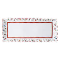 PLADENJ    39/16 cm          - bela/večbarvno, Basics, keramika (39/16cm) - Villeroy & Boch