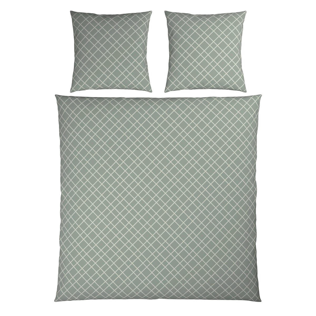 BETTWÄSCHE Flanell 200/200 cm  - Grün, KONVENTIONELL, Textil (200/200cm) - Esposa