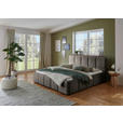 POLSTERBETT 180/200 cm  in Anthrazit  - Anthrazit/Schwarz, Design, Holz/Textil (180/200cm) - Xora