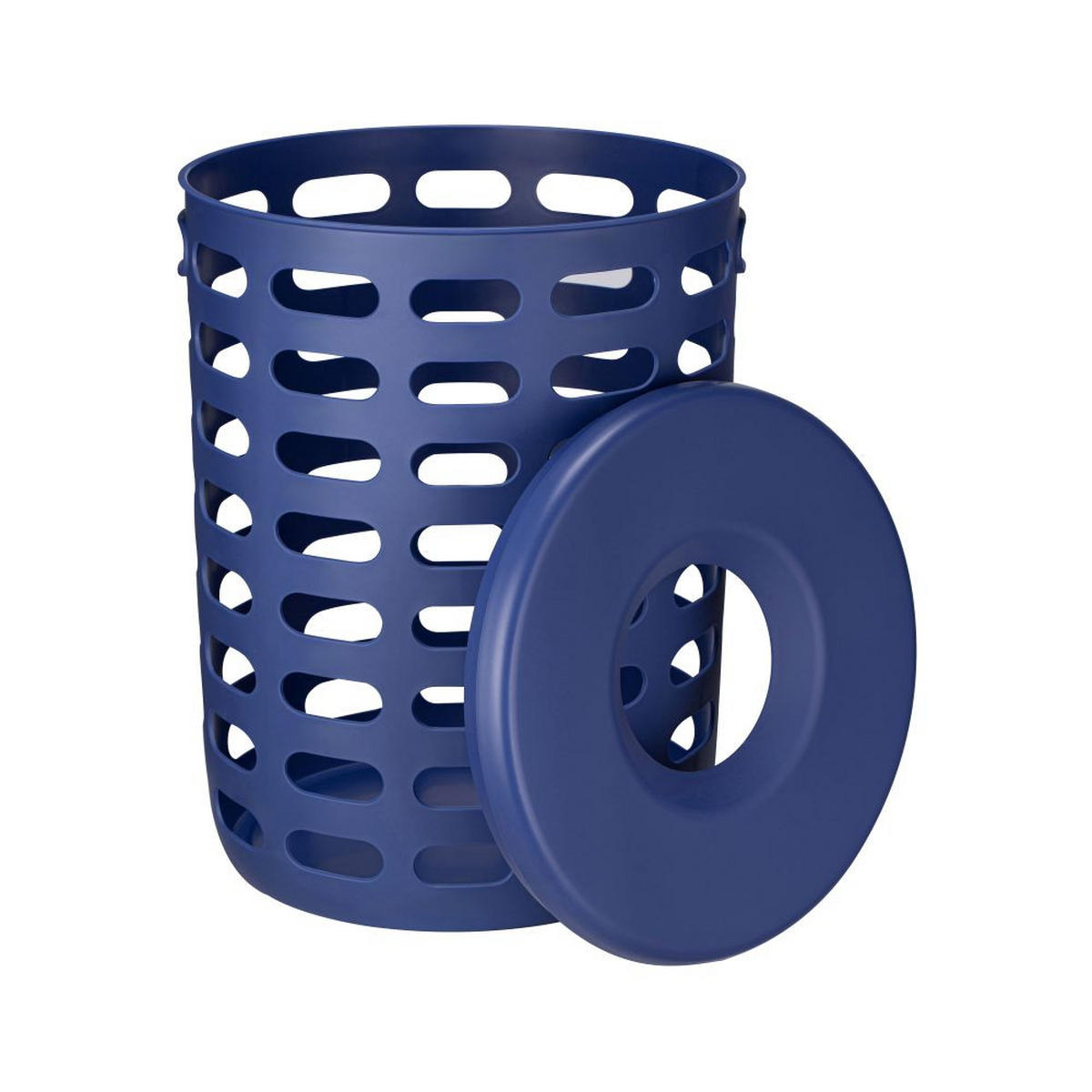 WÄSCHESAMMLER - Blau, Basics, Kunststoff (40/55cm) - Blomus