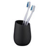 ZAHNPUTZBECHER Keramik  - Schwarz, Basics, Keramik (8/11/8cm) - Wenko