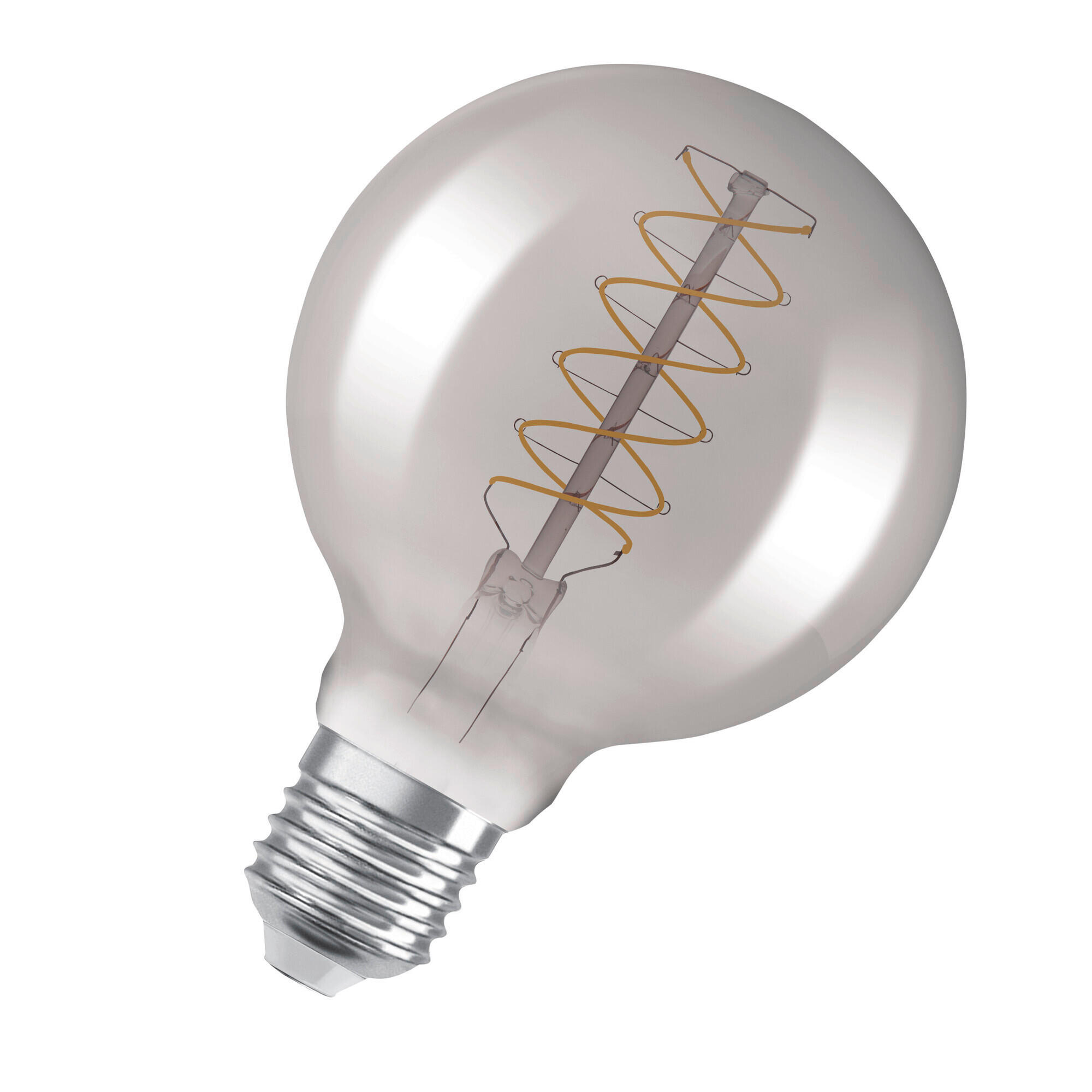 LED-LEUCHTMITTEL   E27 7,8 W 360 lm  - Hellgrau, Basics, Glas (9,5/13,8cm) - Ledvance