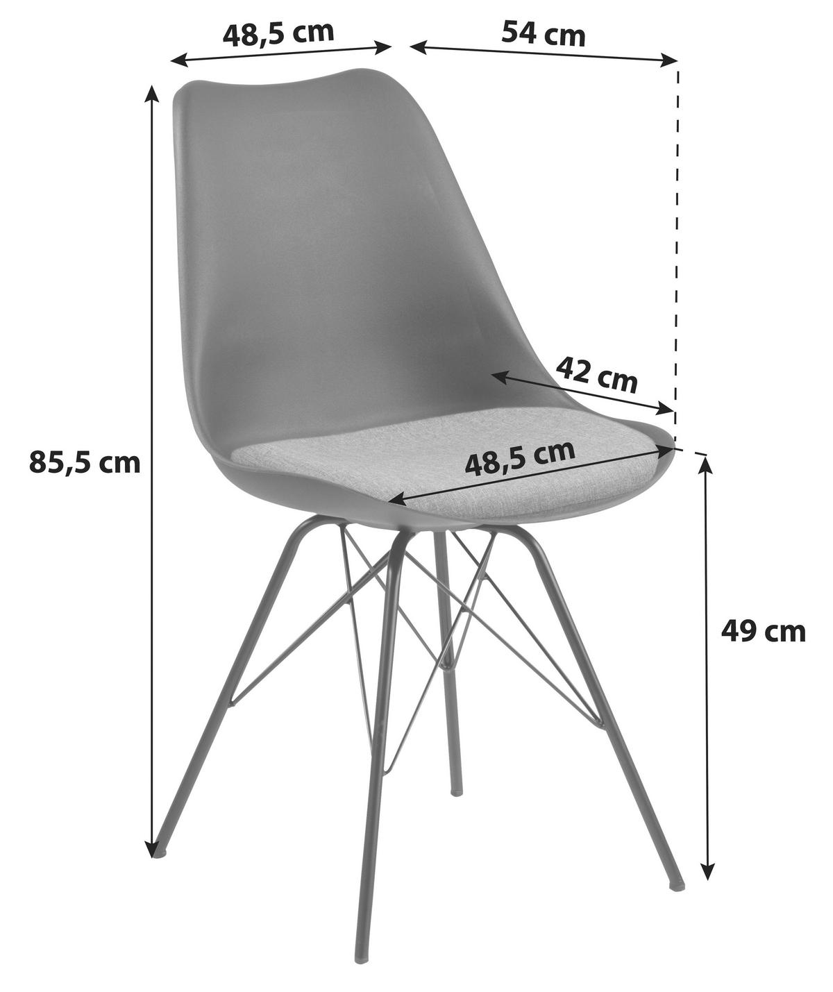STOLIČKA, 48,5/85,5/54 cm - čierna/staroružová, Trend, kov/textil (48,5/85,5/54cm) - Carryhome