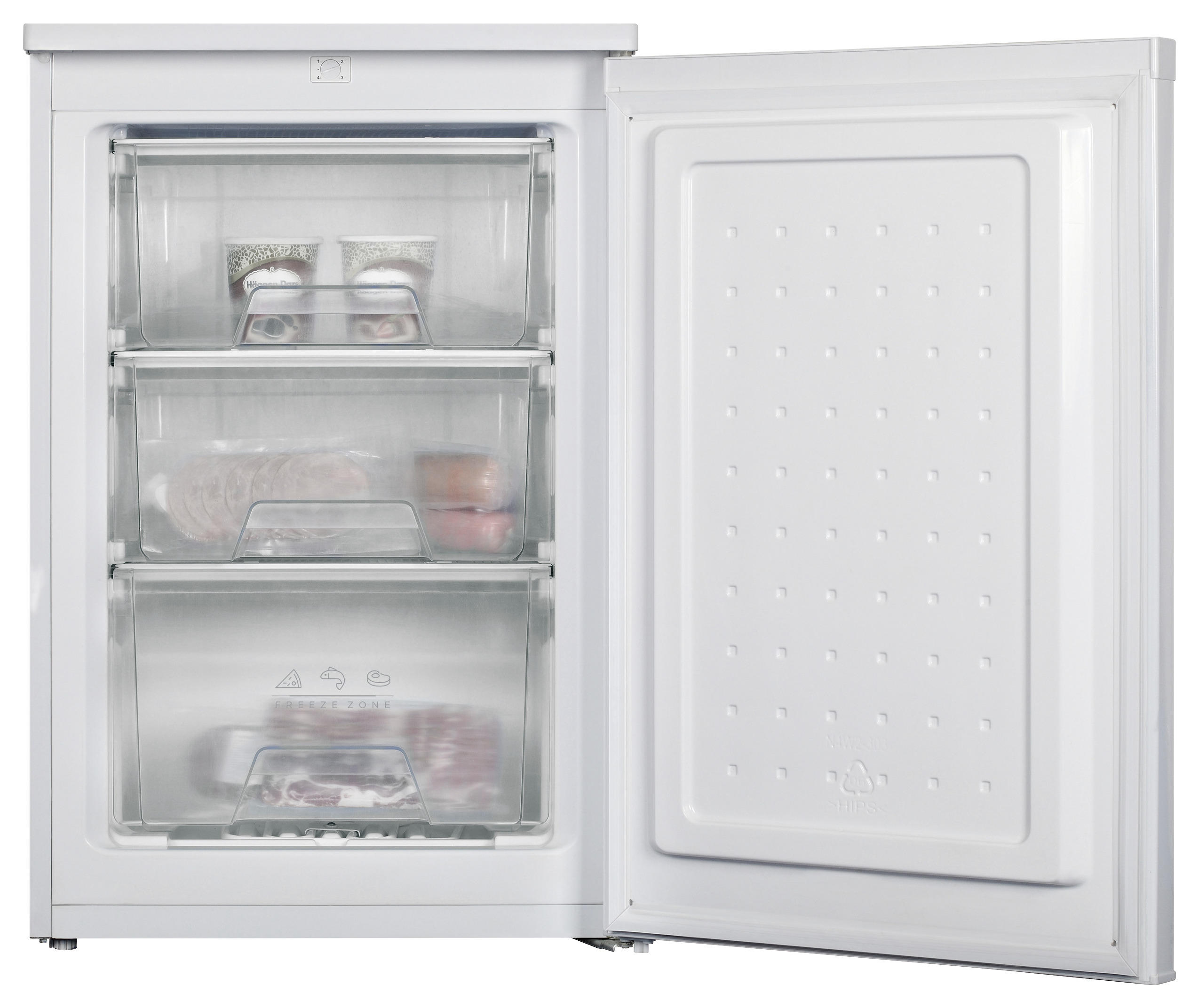 GEFRIERSCHRANK SILVA GS 1536  - Weiß, Basics, Kunststoff (55,3/84,5/57,4cm) - Silva Schneider