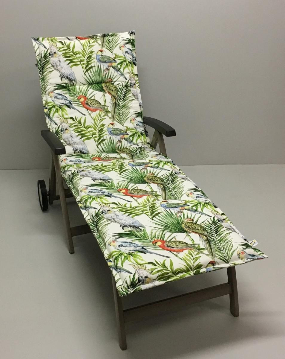 LIEGENAUFLAGE Vogel  - Beige/Grün, Design, Textil (60/4/200cm)