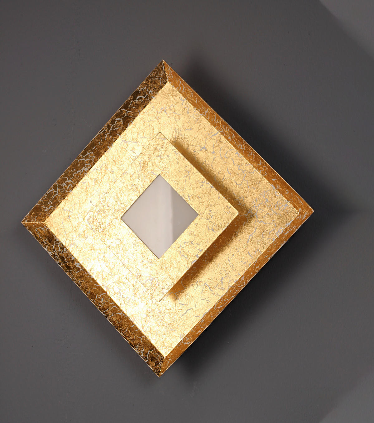 LED-WANDLEUCHTE Window 32/5,5/32 cm   - Goldfarben, Basics, Metall (32/5,5/32cm)