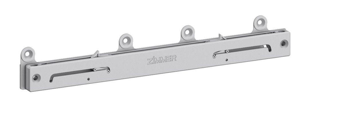 MITTELTÜRDÄMPFER   - Silberfarben, Kunststoff/Metall - Carryhome