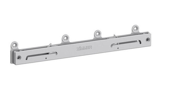 MITTELTÜRDÄMPFER  - Silberfarben, Kunststoff/Metall - Carryhome