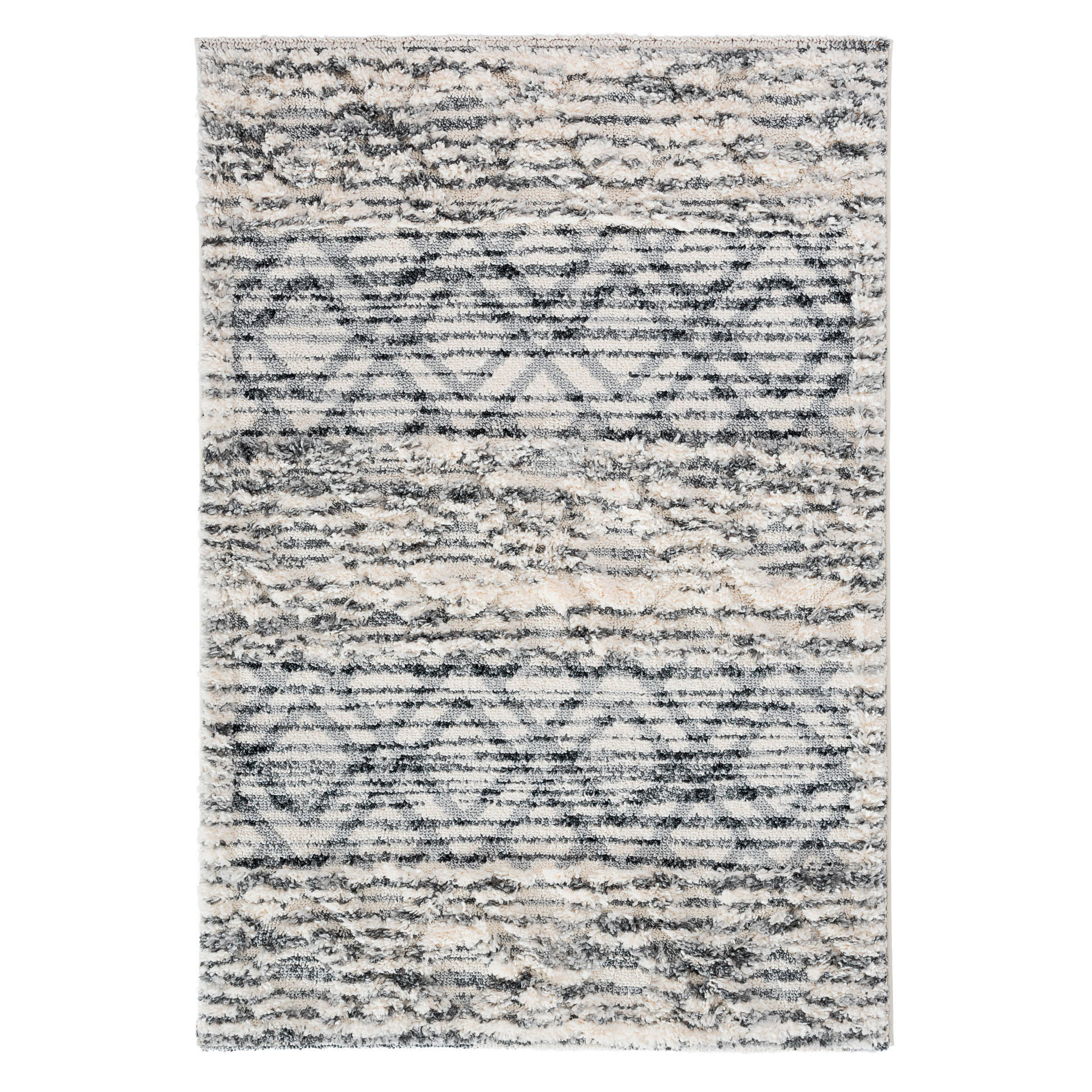 TKANÝ KOBEREC, 80/150 cm, šedá, béžová - šedá/béžová, Konvenční, textil (80/150cm)