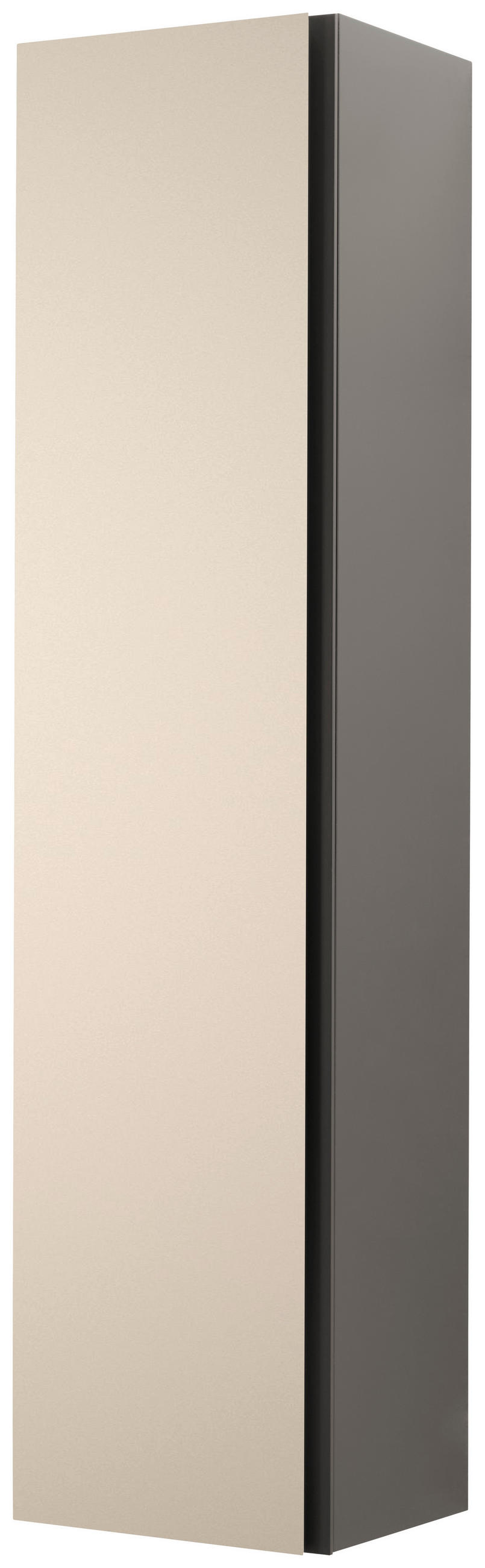 GARDEROBENSCHRANK  in 40/165/33 cm  - Sandfarben, Design, Holzwerkstoff (40/165/33cm) - Moderano