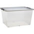 BOX MIT DECKEL 76/42/57 cm - Klar, Basics, Kunststoff (76/42/57cm) - Plast 1 BOX MIT DECKEL 76/42/57 cm - Klar, Basics, Kunststoff (76/42/57cm) - Plast 1