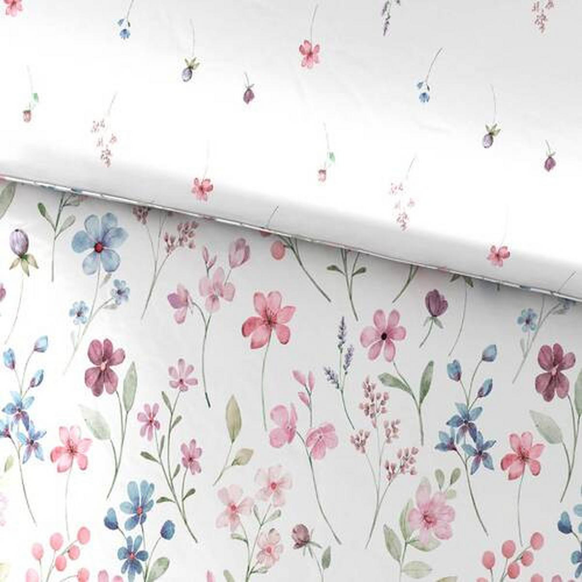 POSTELJINA SA DVA LICA DAHLIA saten višebojna  - višebojna, Konvencionalno, tekstil (140/200cm) - Esposa