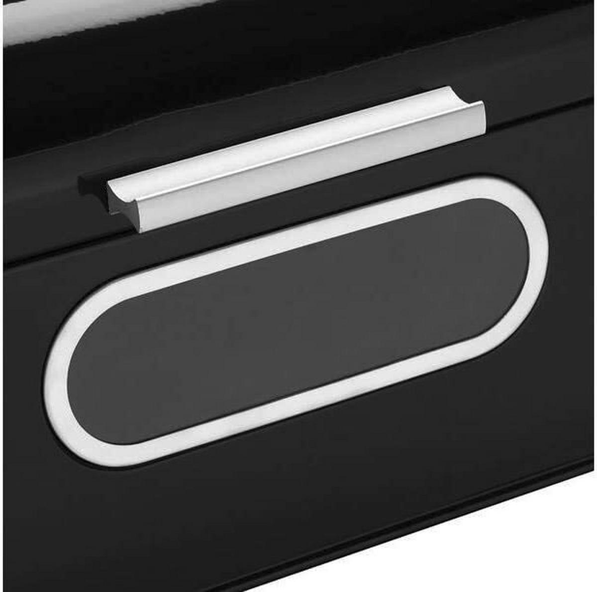 BRÖDLÅDA - svart, Basics, metall (42/23/16,5cm) - Echtwerk