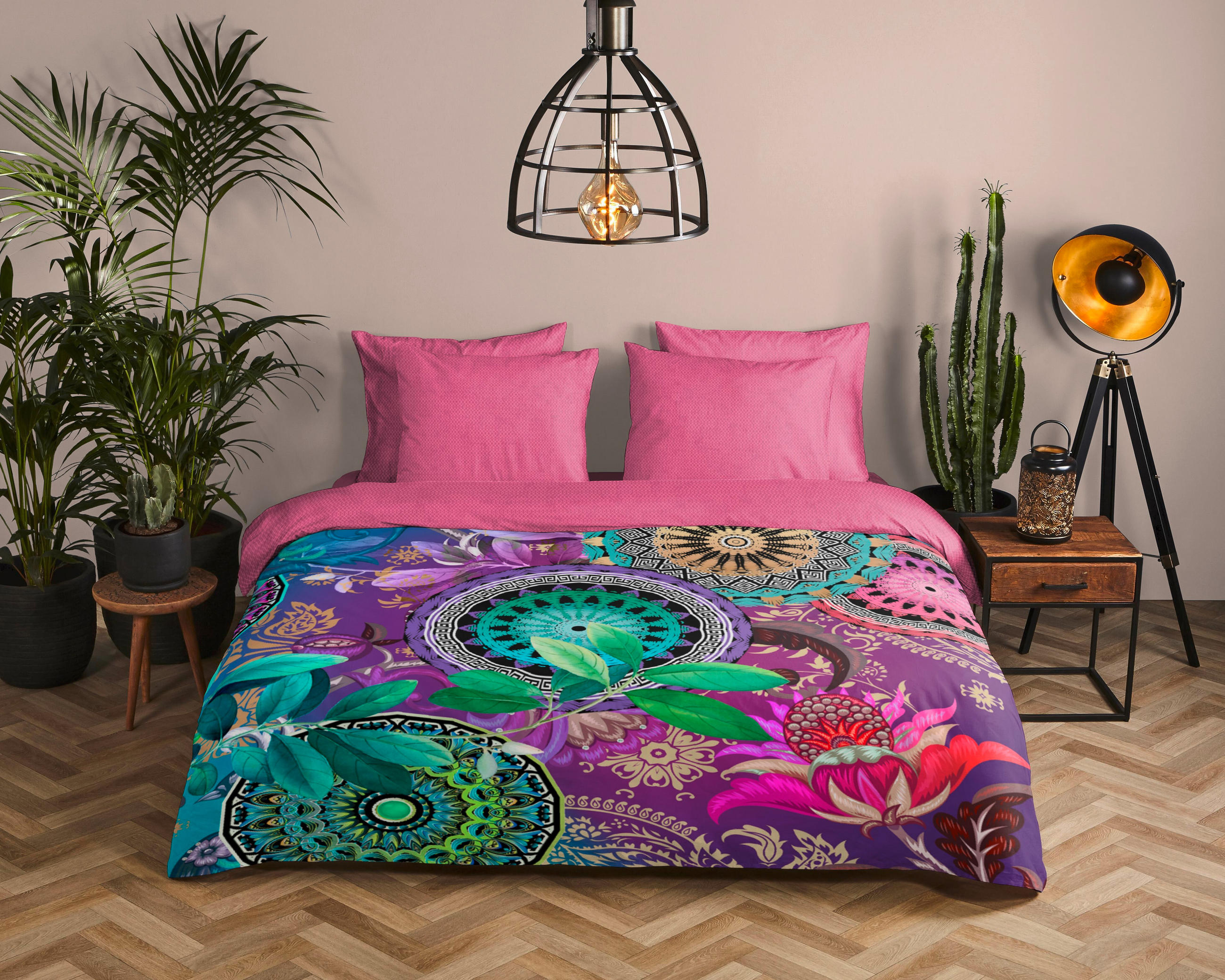 BETTWÄSCHE HIP Satin 140/200 cm  - Multicolor, Trend, Textil (140/200cm)